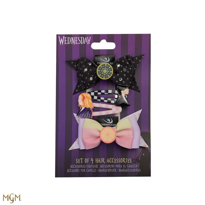 Wednesday Set Of 4 Wednesday Hair Clips CR2672
