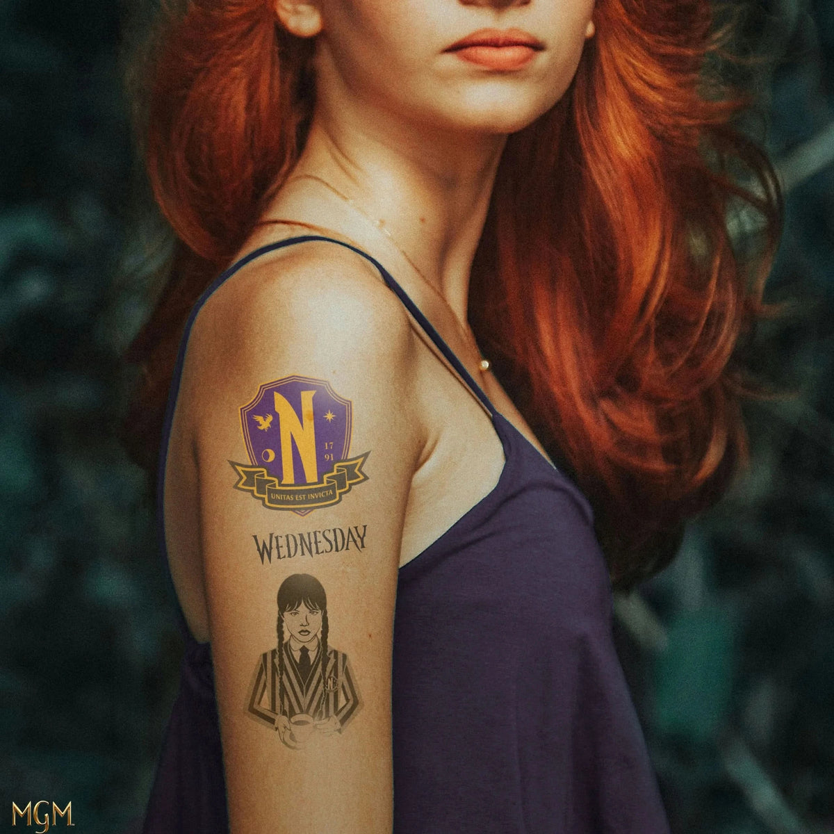 Wednesday Set Of 23 Wednesday Temporary Tattoos CR5270