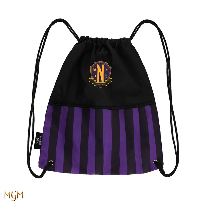 Wednesday Drawstring Bag Nevermore Academy Purple CR2478