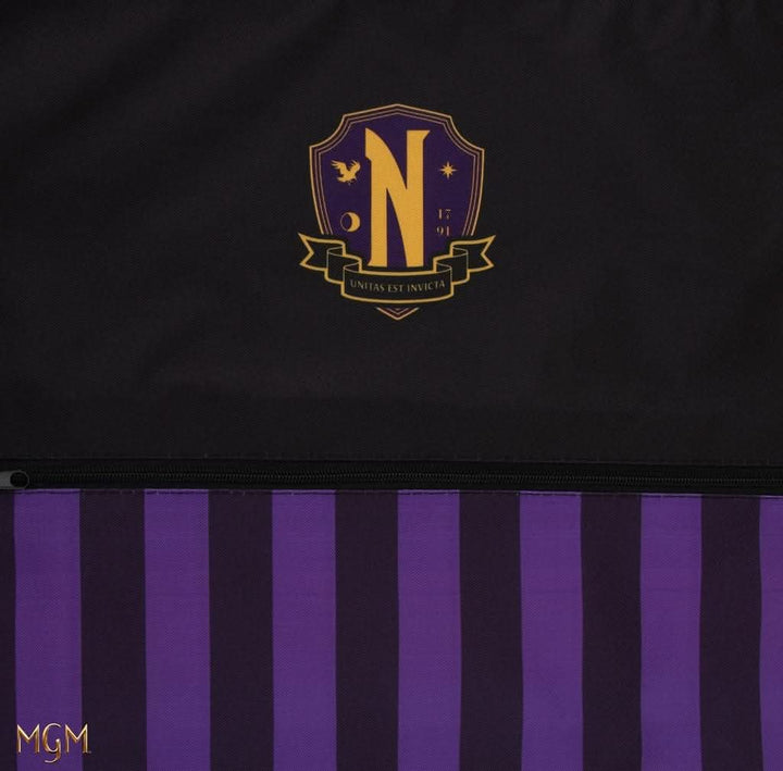 Wednesday Nevermore Academy Drawstring Bag CR2478
