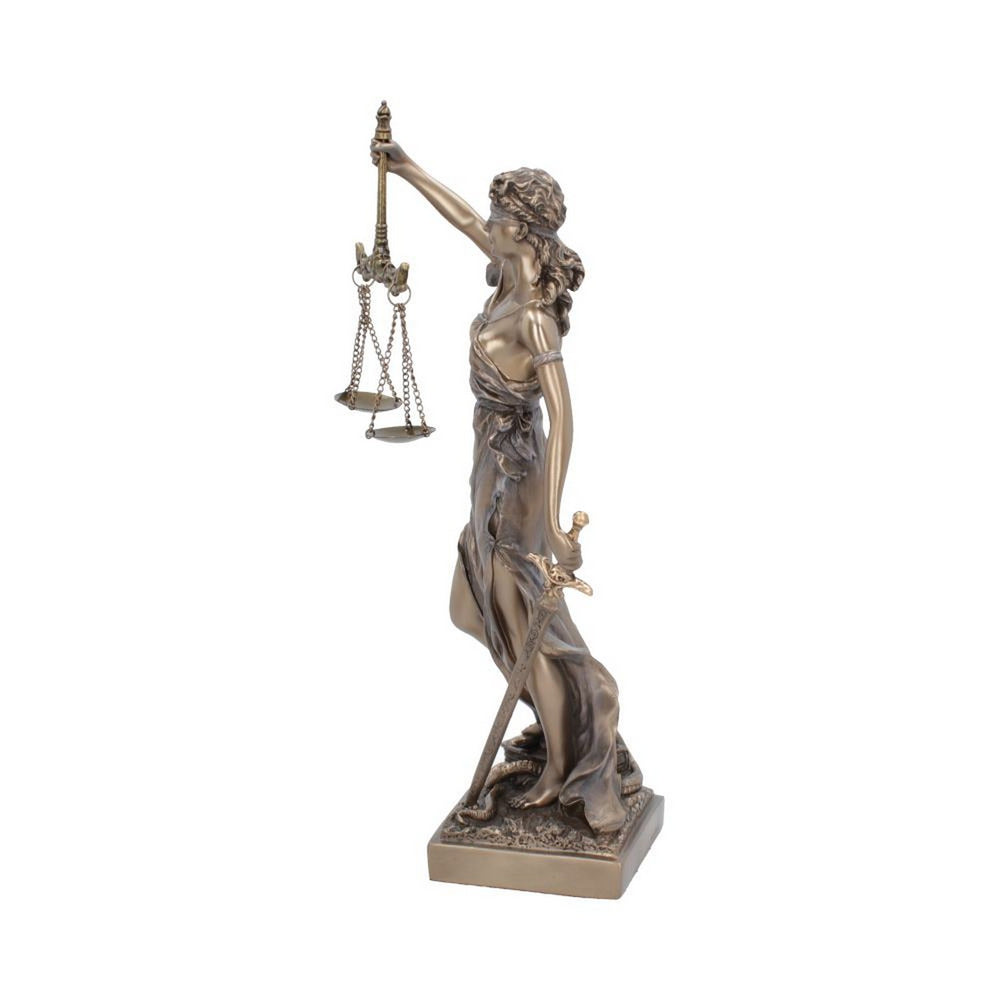 Bronzed La Justicia The Goddess Of Divine Justice 33cm WH20079