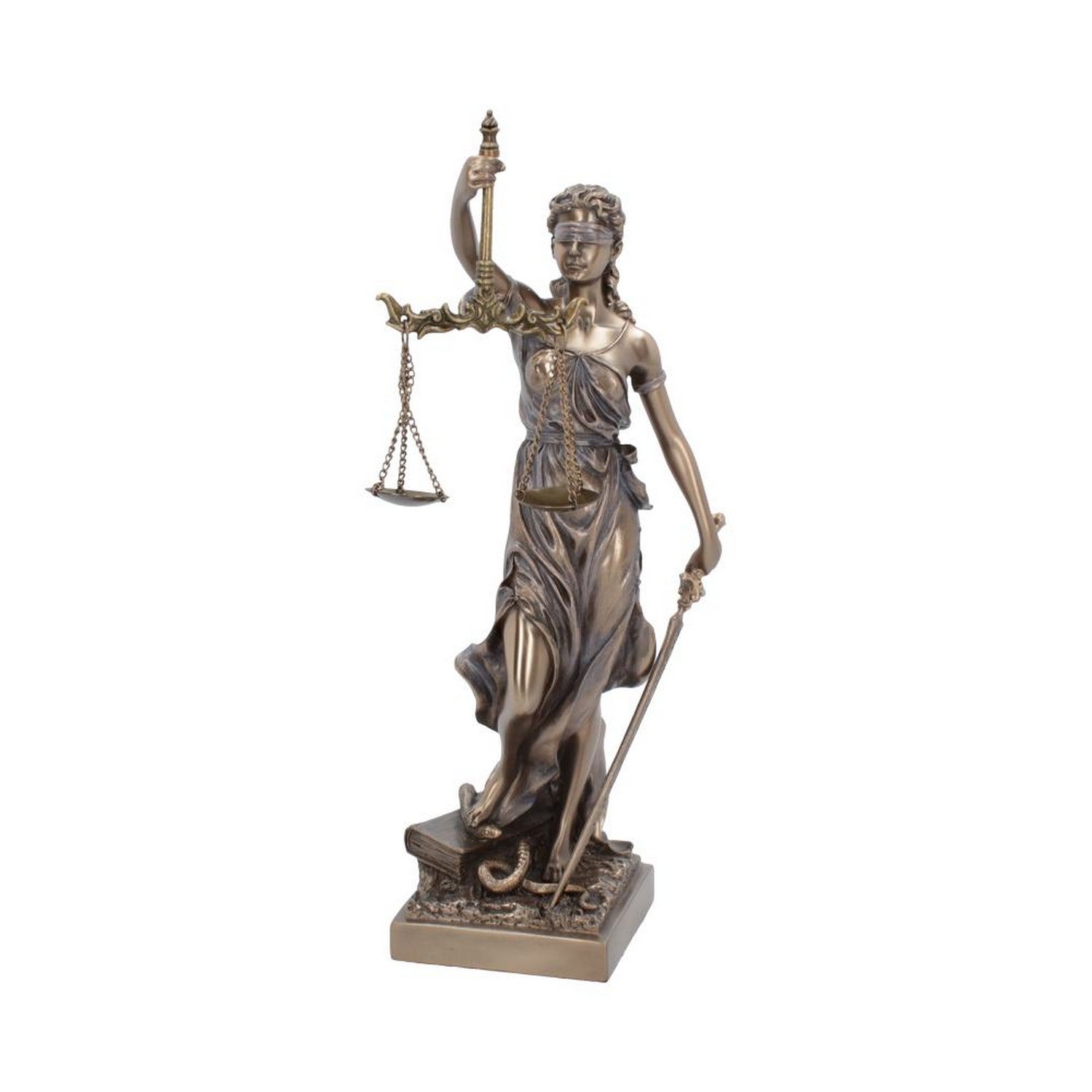 Bronzed La Justicia The Goddess Of Divine Justice 33cm WH20079