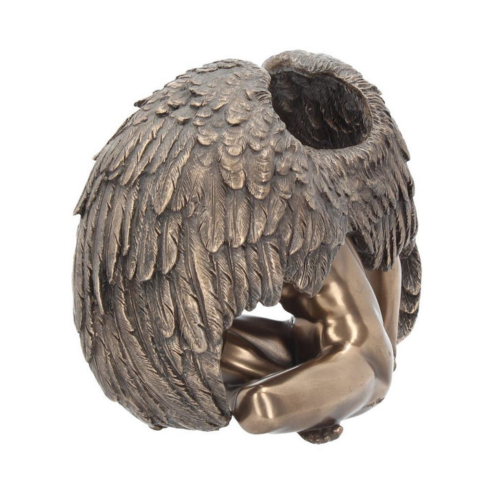 Angels Rest Figurine Bronze Naked Angel Ornament WH20091