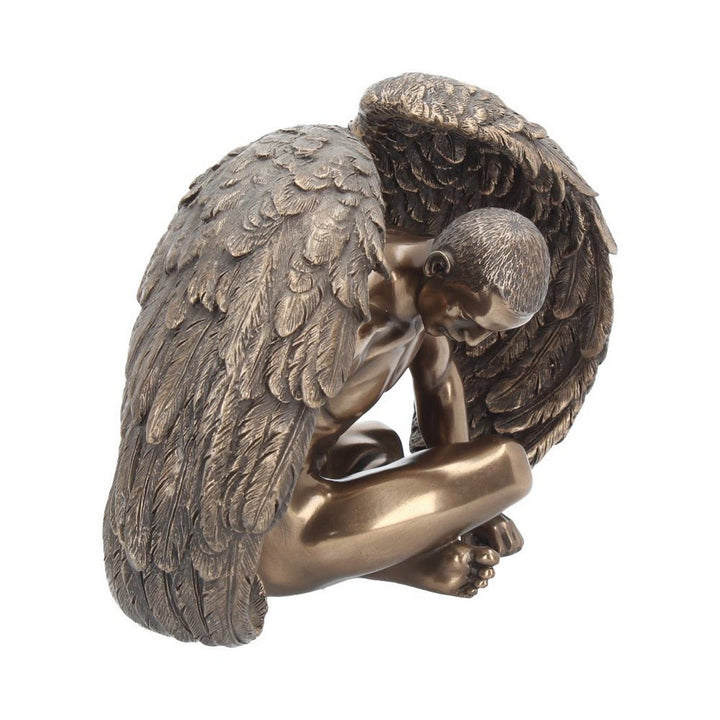 Angels Rest Figurine Bronze Naked Angel Ornament WH20091