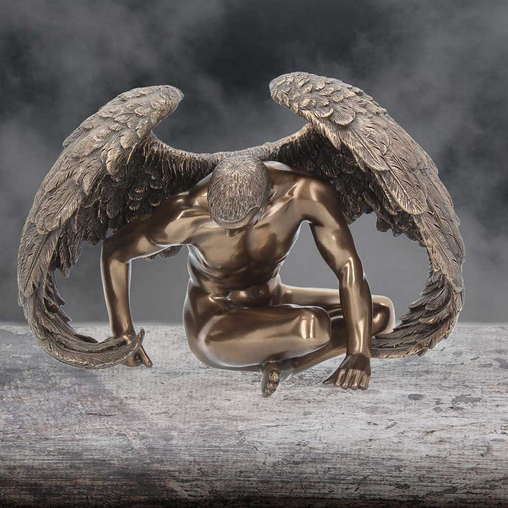 Angels Rest Figurine Bronze Naked Angel Ornament WH20091