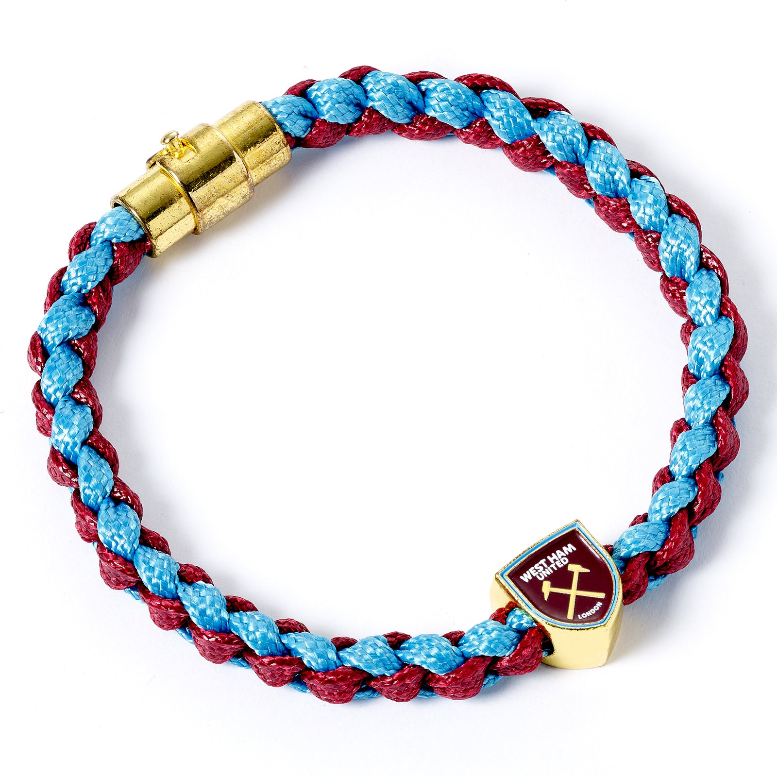 West Ham Football Club Two Tone Bracelet WHUB0005