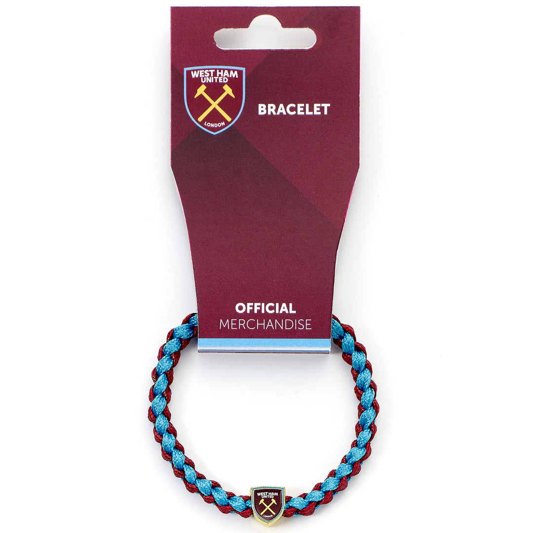 West Ham Football Club Two Tone Bracelet WHUB0005