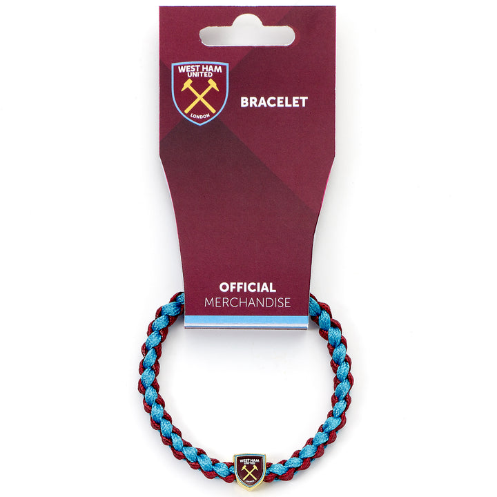 West Ham Football Club Two Tone Bracelet WHUB0005