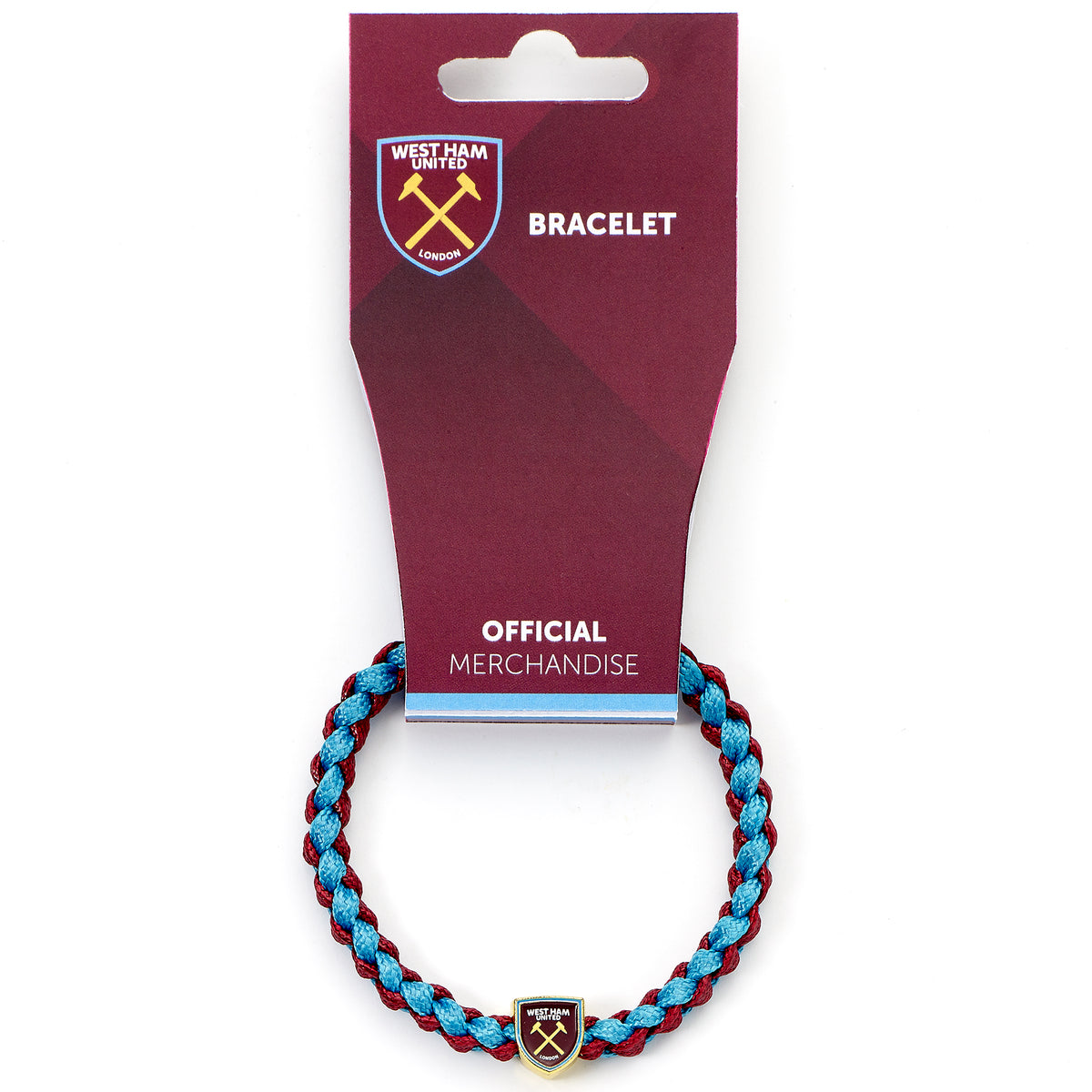 West Ham Football Club Two Tone Bracelet WHUB0005