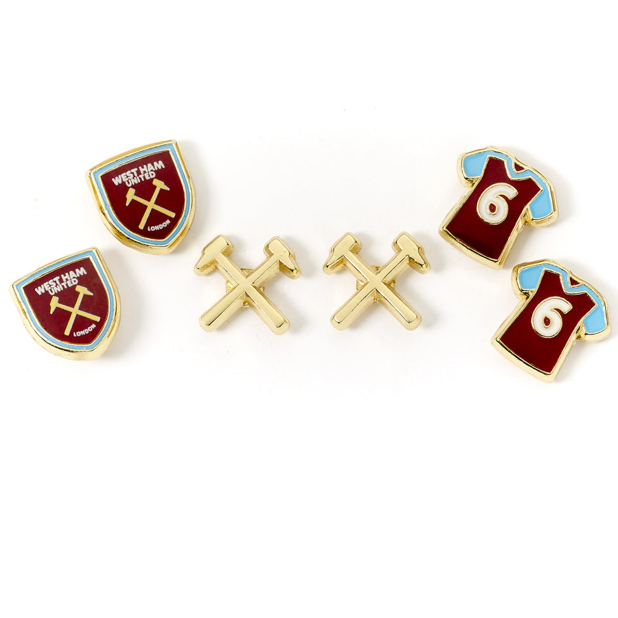 West Ham Football Club Stud Earring Set RMES0013