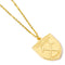 West Ham Football Club Shield Crest Necklace WHUN0001