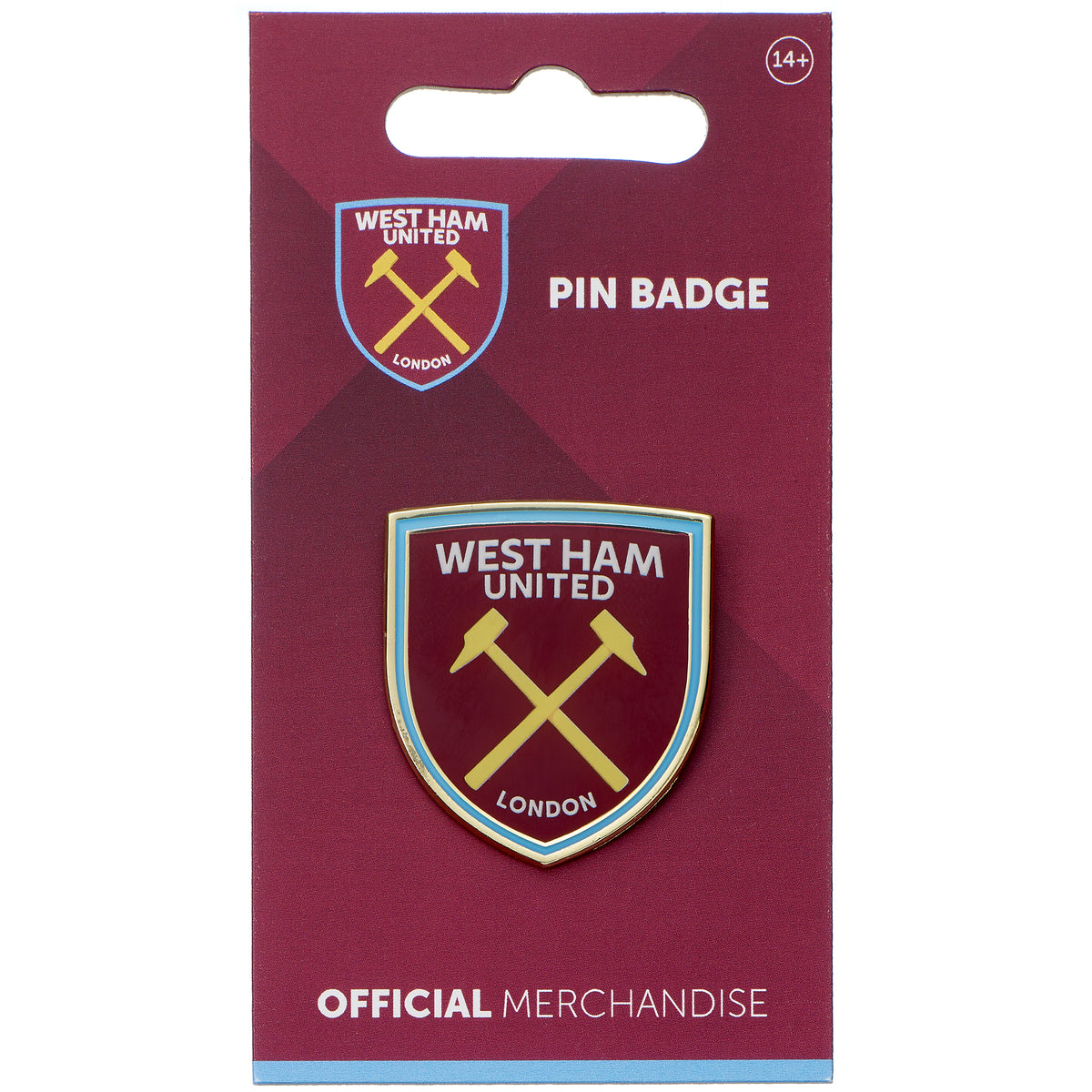 West Ham Football Club Crest Pin Badge WHUPB010