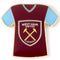 West Ham Football Club Shirt Pin Badge With Crest WHUPB012