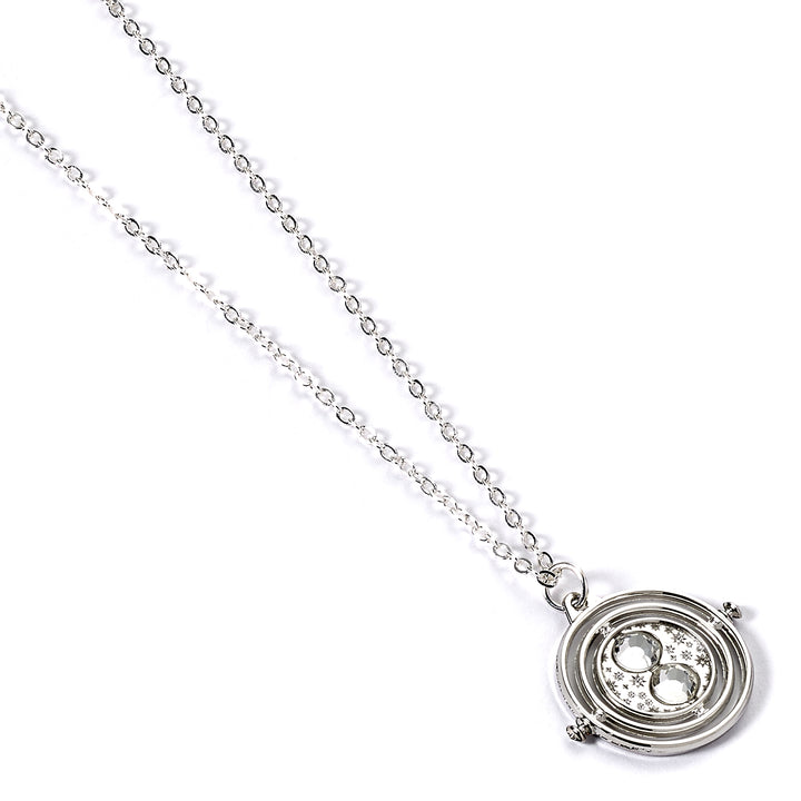 Harry Potter Silver Tone Time Turner Necklace WNX00670