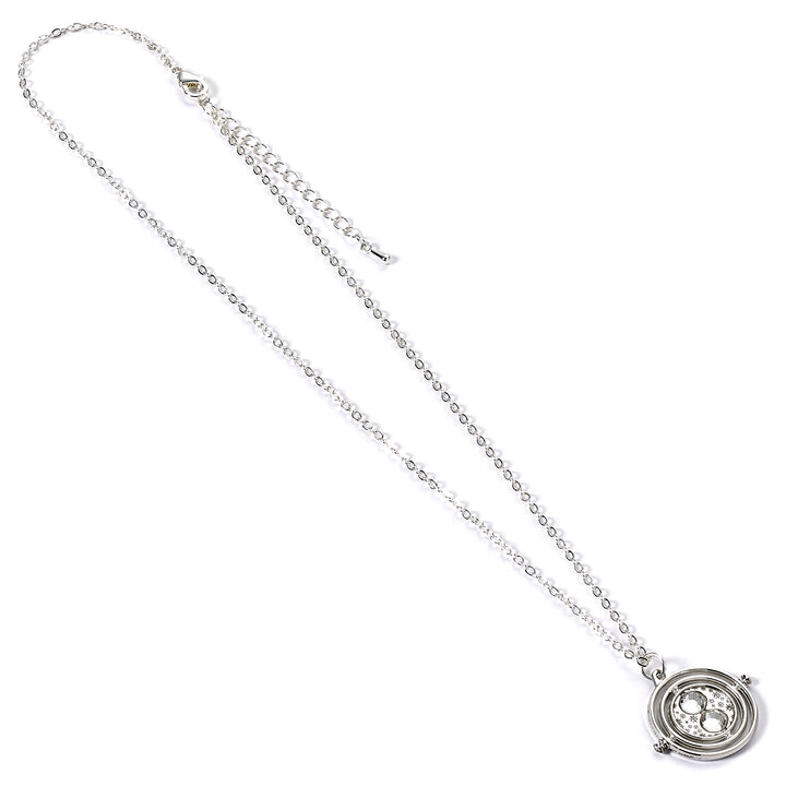 Harry Potter Silver Tone Time Turner Necklace WNX00670