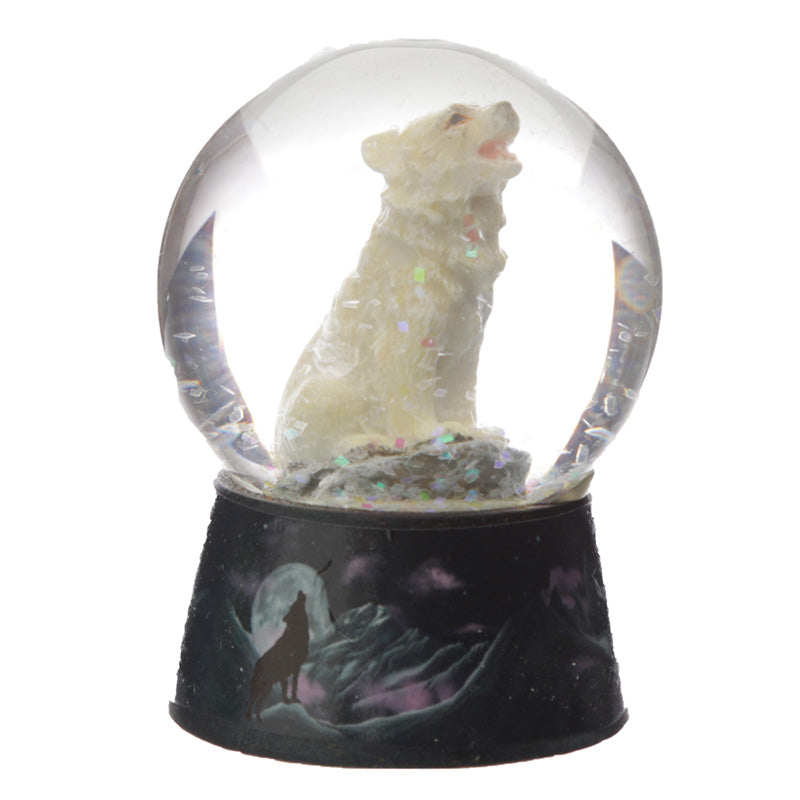 Protector of the North Dream Protector Wolf Snow Globe WOLF39