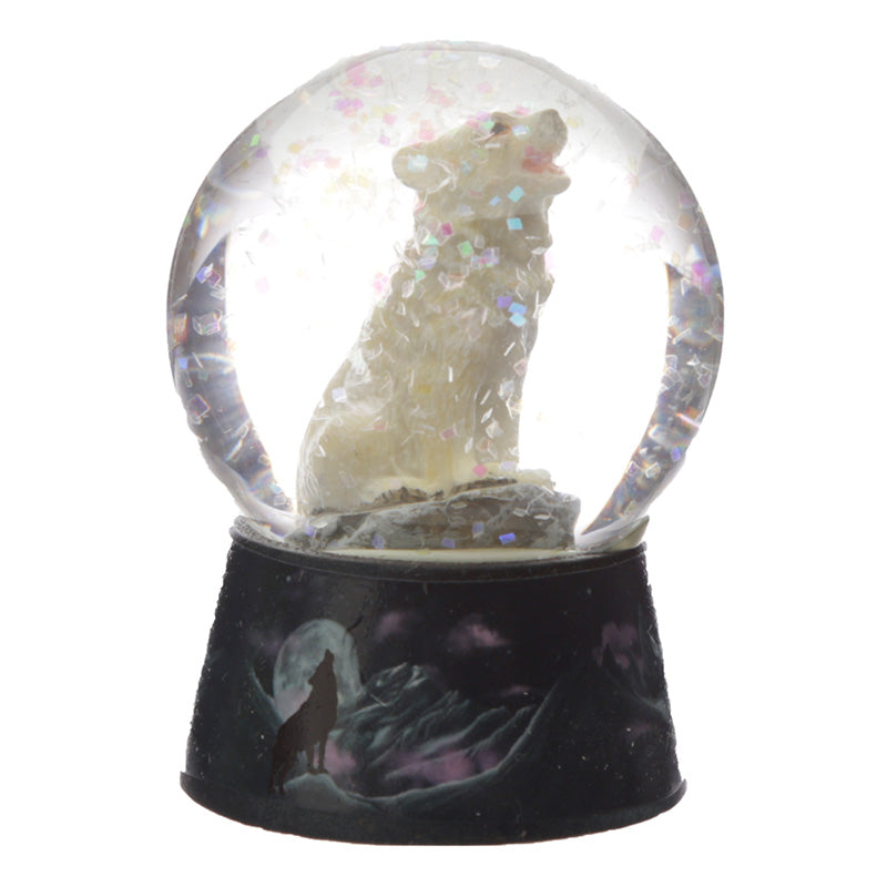 Protector of the North Dream Protector Wolf Snow Globe WOLF39