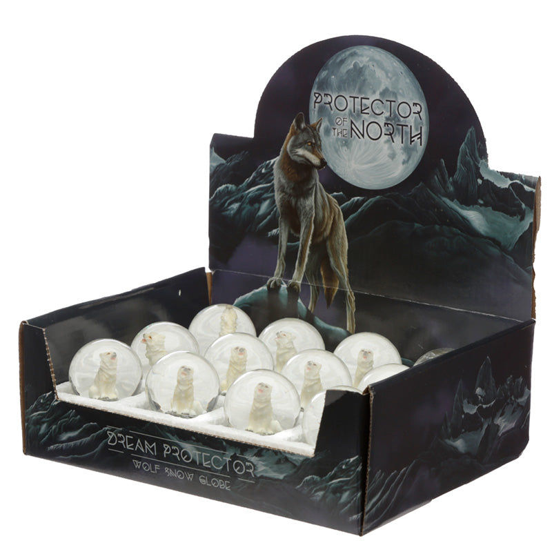 Protector of the North Dream Protector Wolf Snow Globe WOLF39