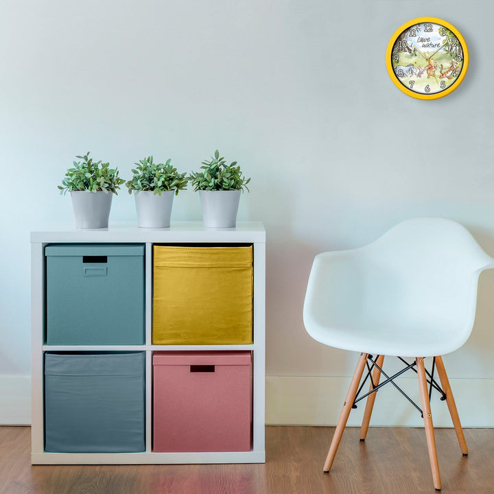 Disney Winnie The Pooh Wall Clock Yellow WP3014