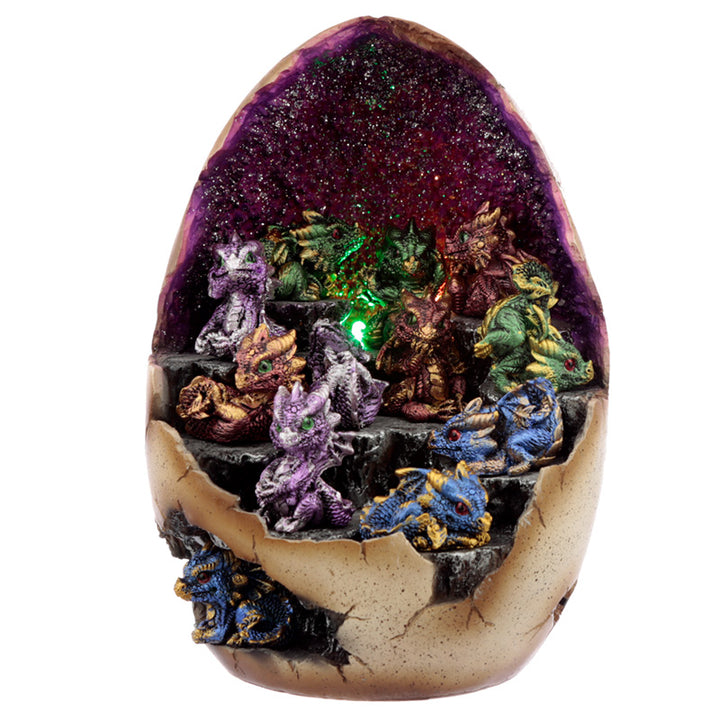 Crystal Dragon Egg LED World Figures Display Stand WS153S