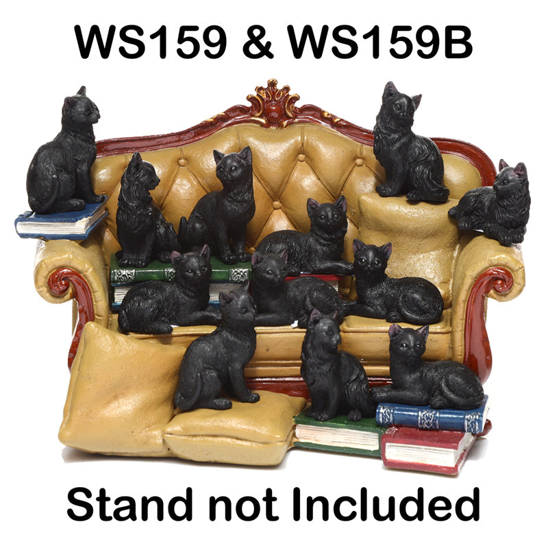 Black Cat Sofa World Figures WS159