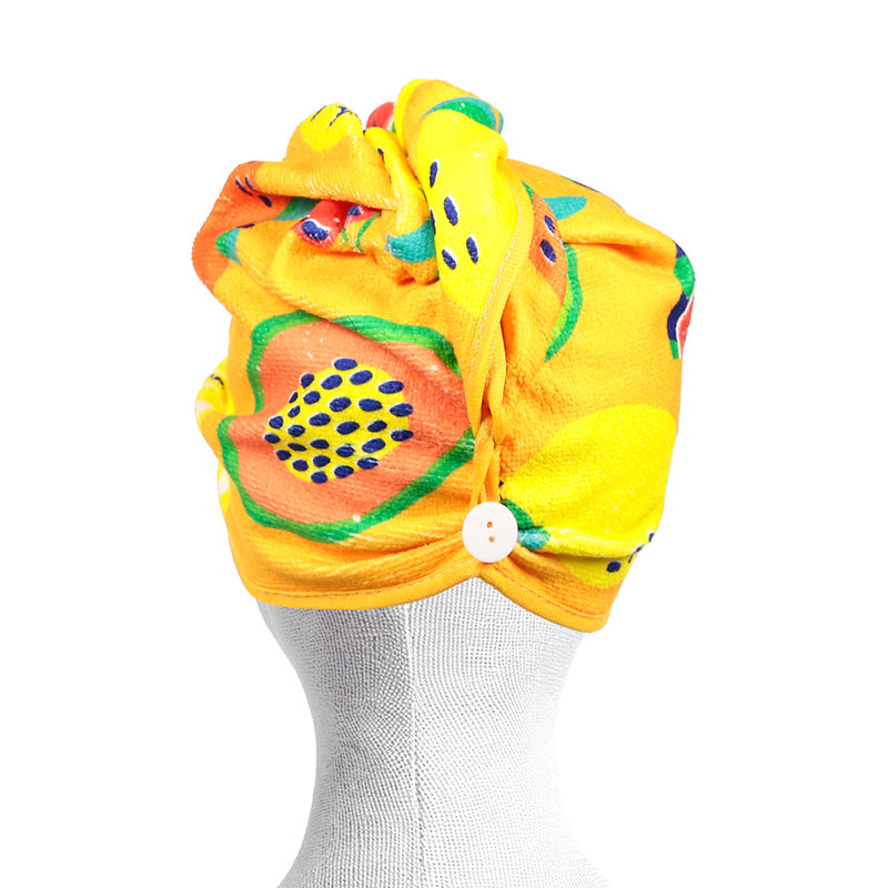Summer Fruits Microfibre Hair Wrap Towel WTOW01