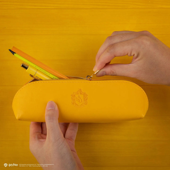 Harry Potter Hufflepuff Pu Leather Pencil Case CR5224