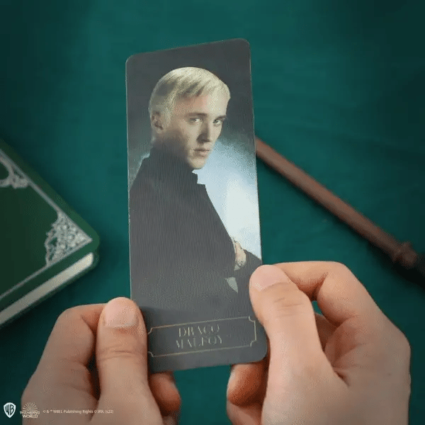 Harry Potter Draco Malfoy Wand Pen With Stand& Lenticular Bookmark CR5408U