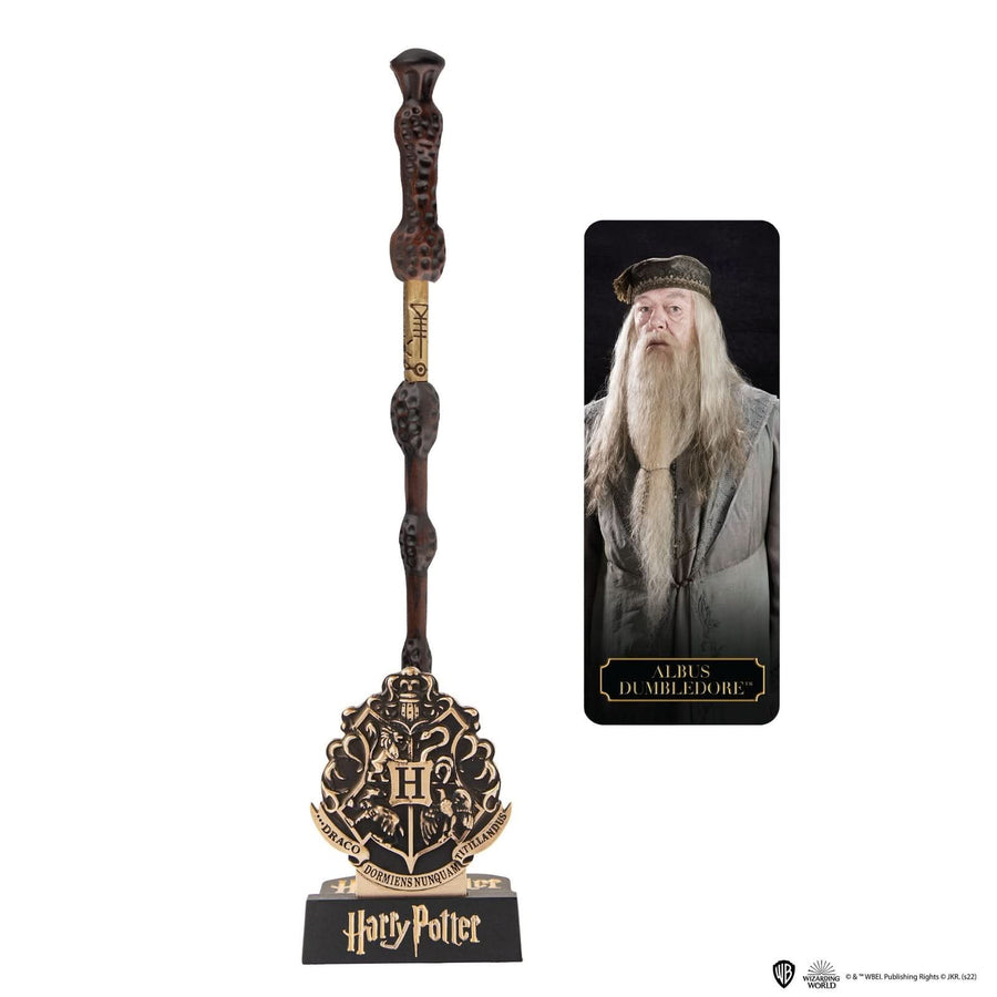 Harry Potter Albus Dumbledore Wand Pen With Stand & Lenticular Bookmark CR5403U