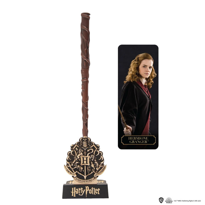Harry Potter Hermione Granger Wand Pen With Stand & Lenticular Bookmark CR5401U