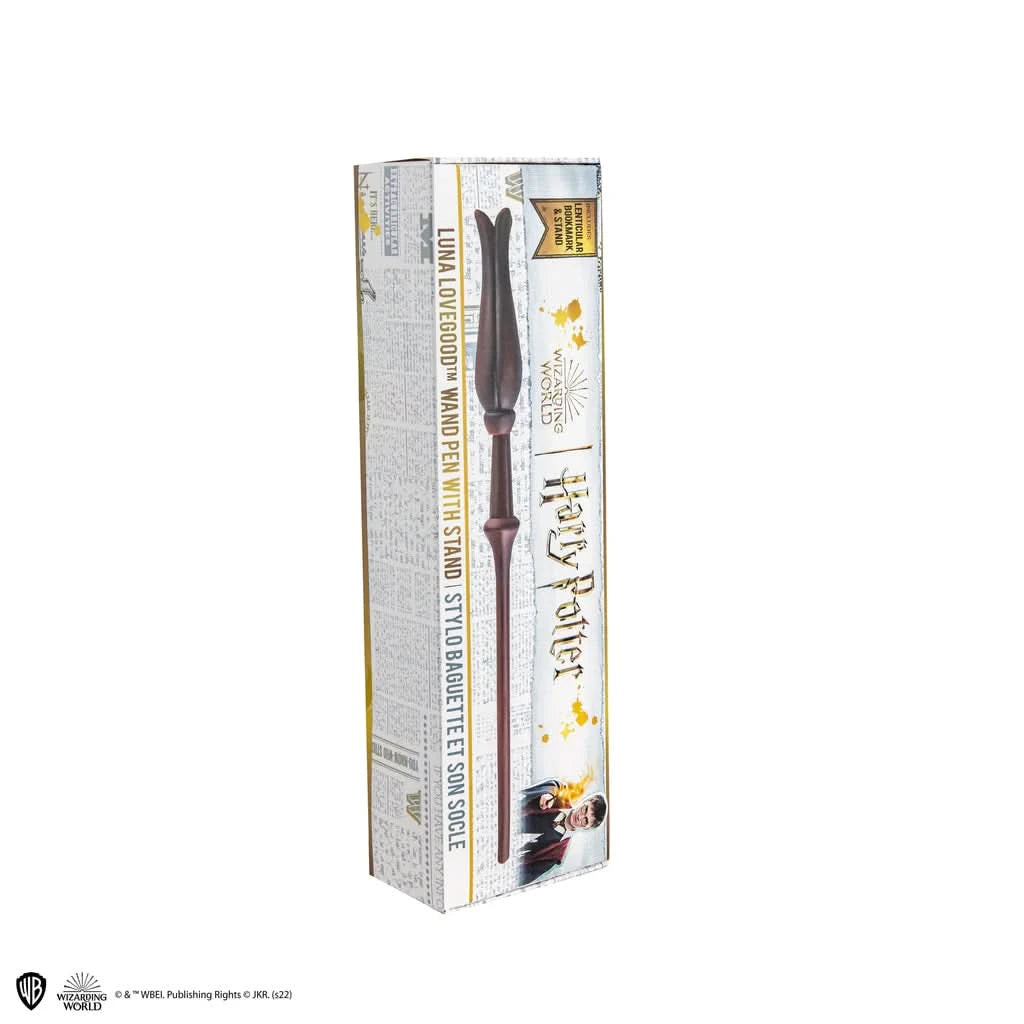 Harry Potter Luna Lovegood Wand Pen With Stand & Lenticular Bookmark CR5402U