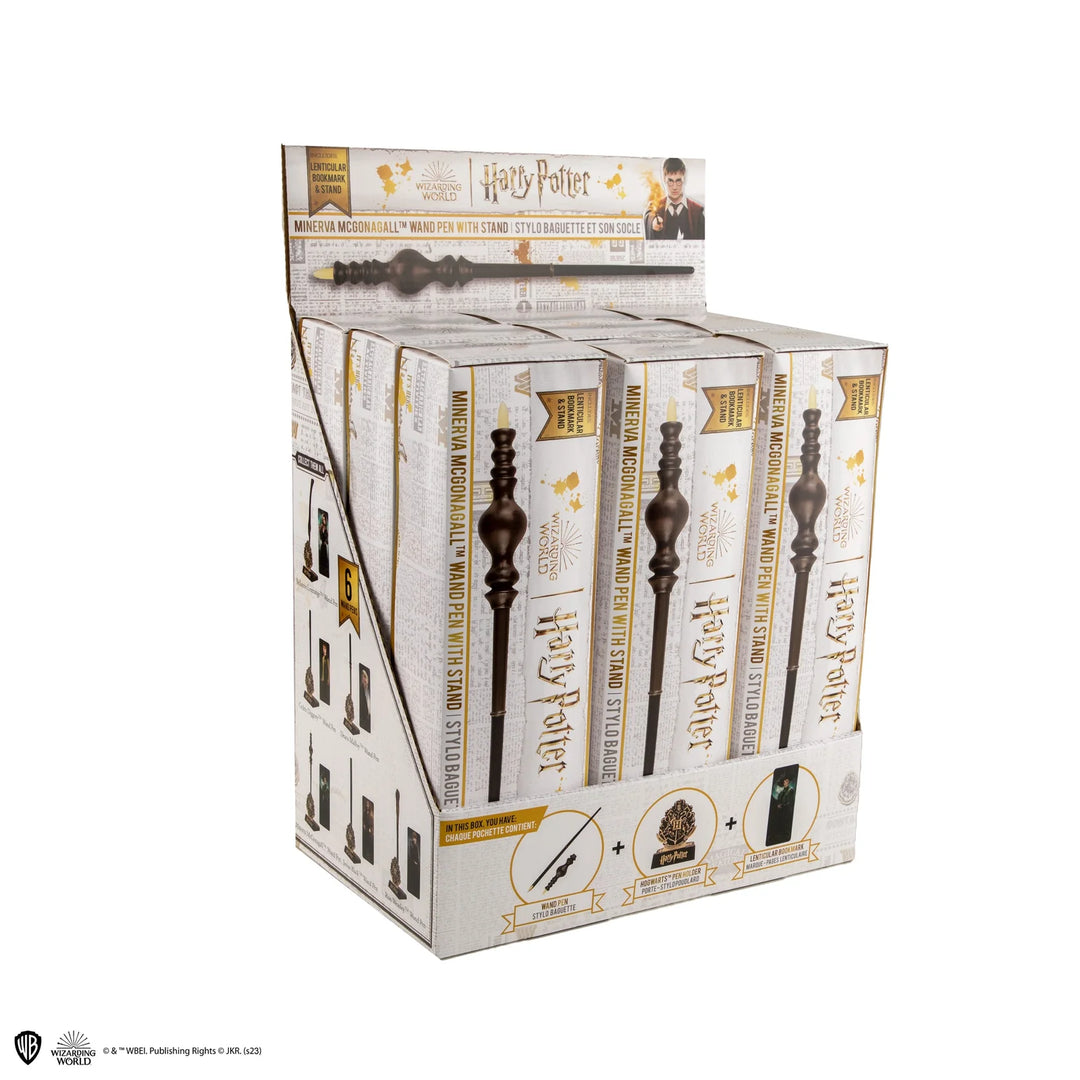 Harry Potter Pen Wand with stand Unit box Minerva McGonagall + Pen Stand + Lenticular Bookmark CR5409U