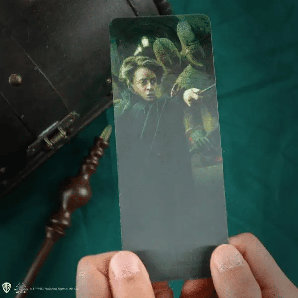 Harry Potter Minerva Mcgonagall Wand Pen With Stand & Lenticular Bookmark CR5409U