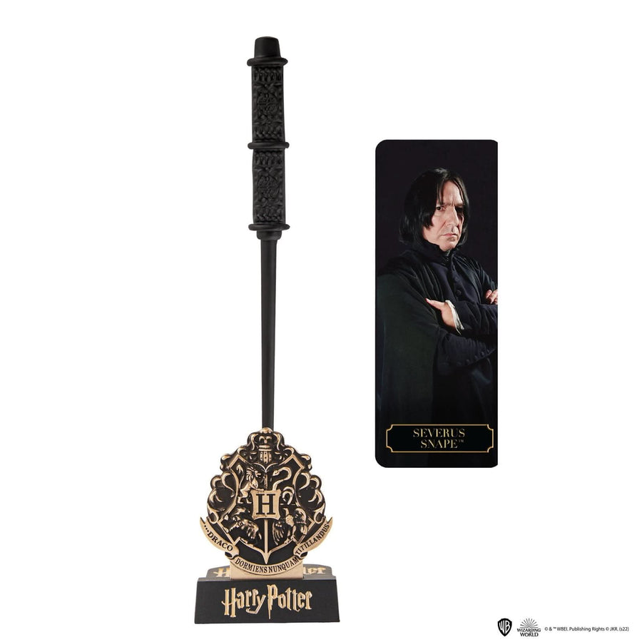Harry Potter Severus Snape Wand Pen With Stand & Lenticular Bookmark CR5405U