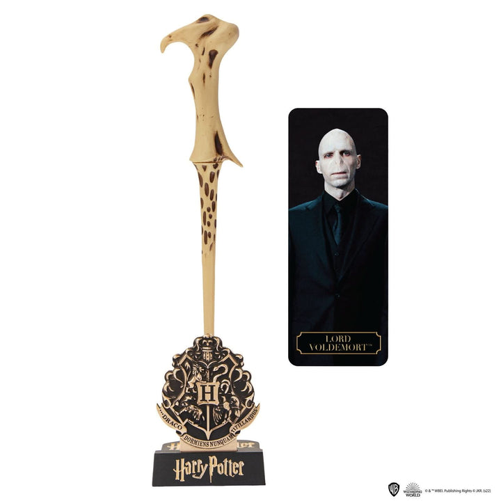 Harry Potter Lord Voldemort Wand Pen With Stand & Lenticular Bookmark CR5404U