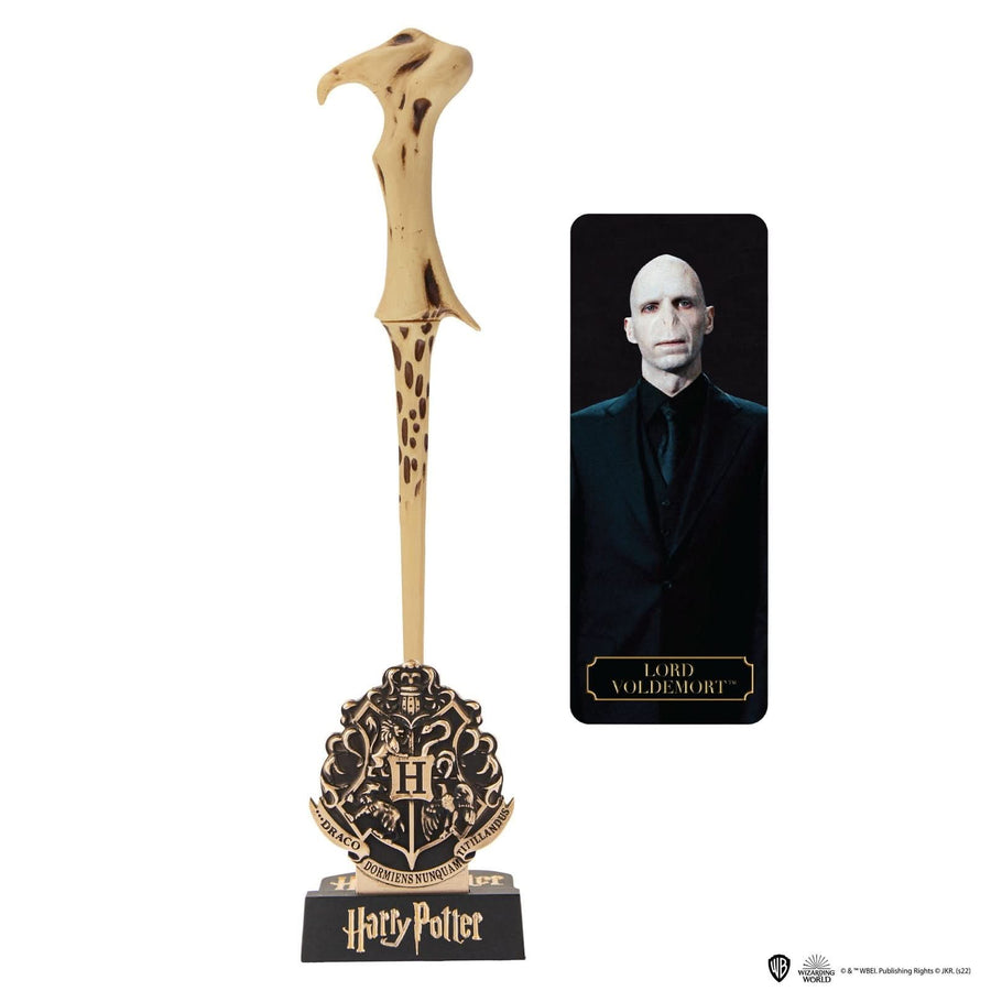 Harry Potter Lord Voldemort Wand Pen With Stand & Lenticular Bookmark CR5404U