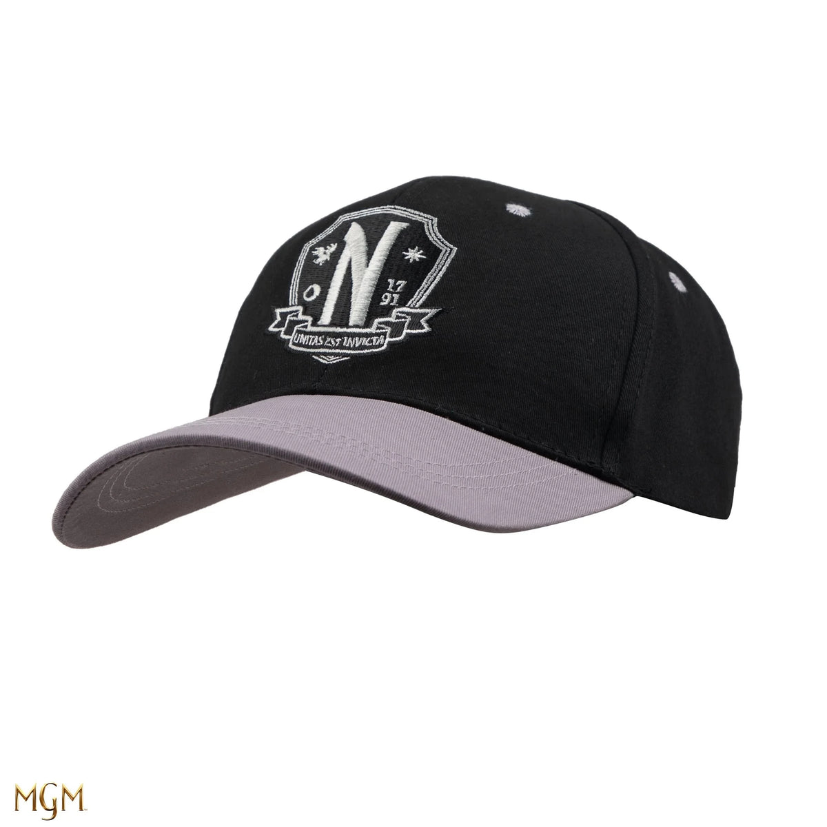 Wednesday Nevermore Academy Black Baseball Cap CR2671
