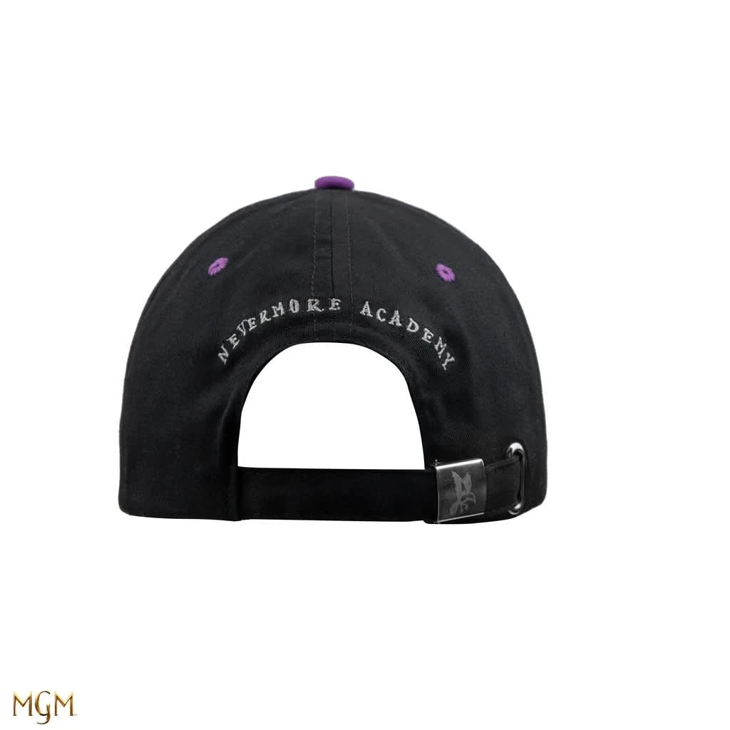 Wednesday Nevermore Academy Purple Baseball Cap CR2670