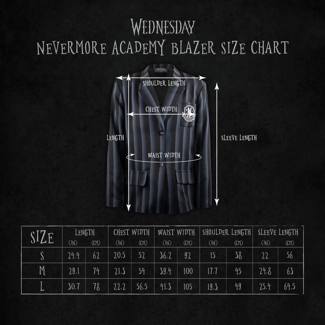 Nevermore Academy Black Blazer CR1570M