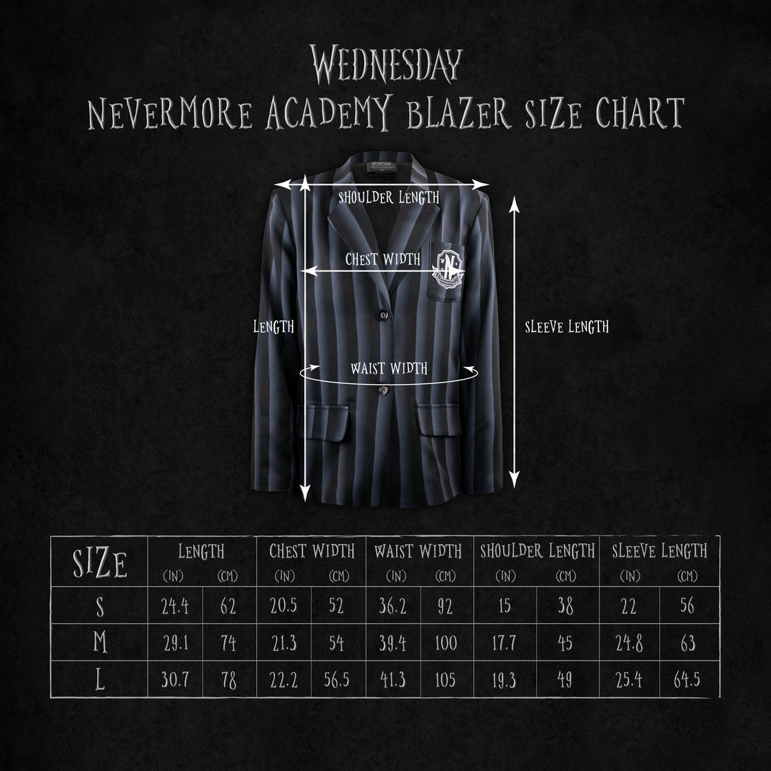 Wednesday Nevermore Academy Black Blazer