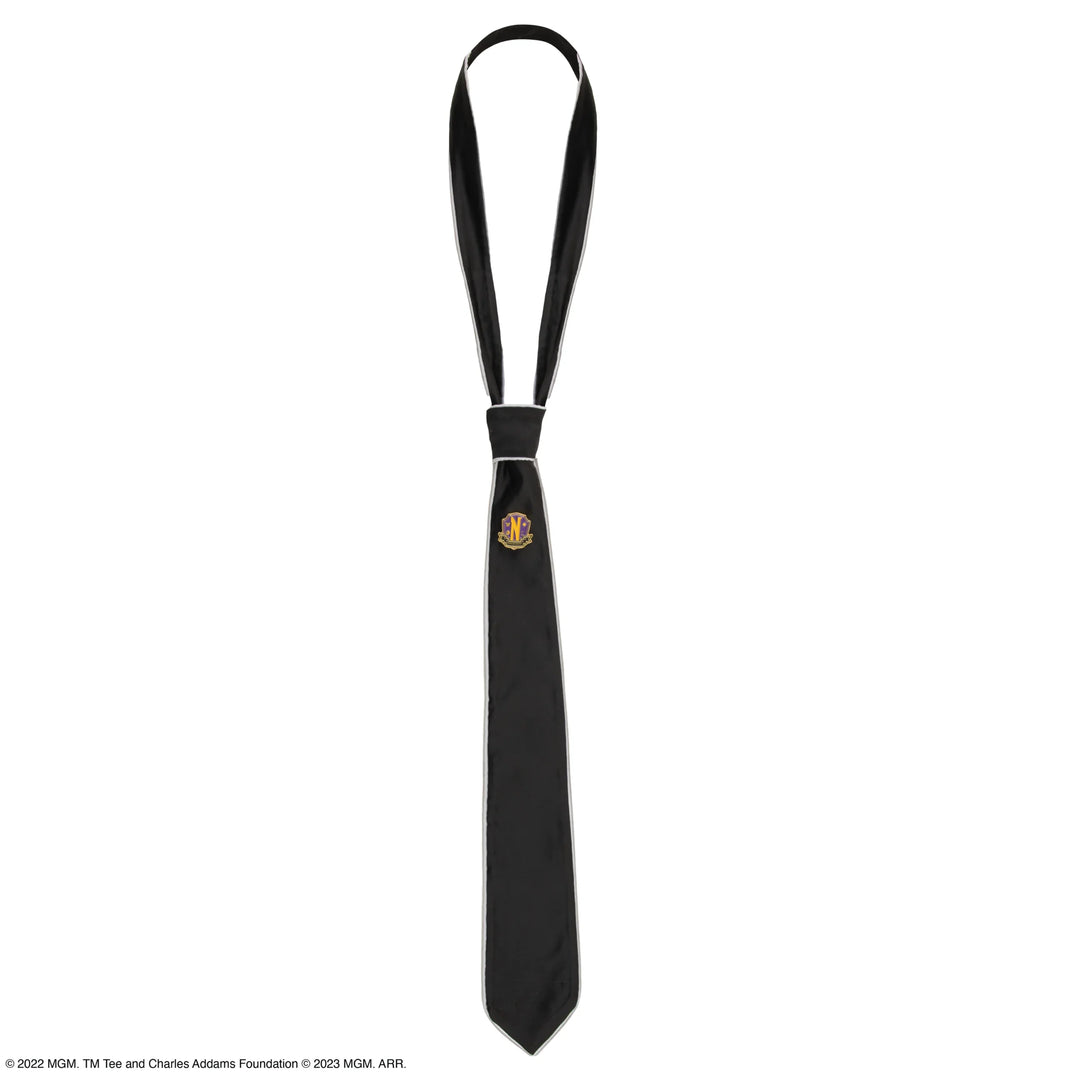 Wednesday Necktie Nevermore Deluxe Necktie + Pin CR1170