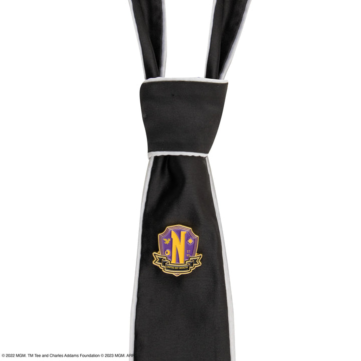 Wednesday Necktie Nevermore Deluxe Necktie + Pin CR1170
