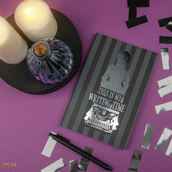 Wednesday Soft cover notebook Wednesday This Is My Writing Time-Black CR5173