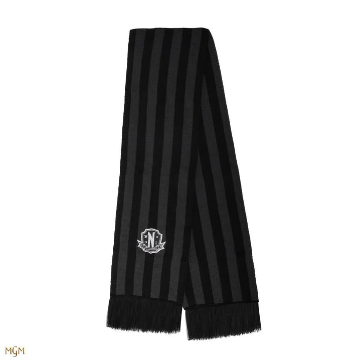Wednesday Nevermore Academy Black Scarf CR1072