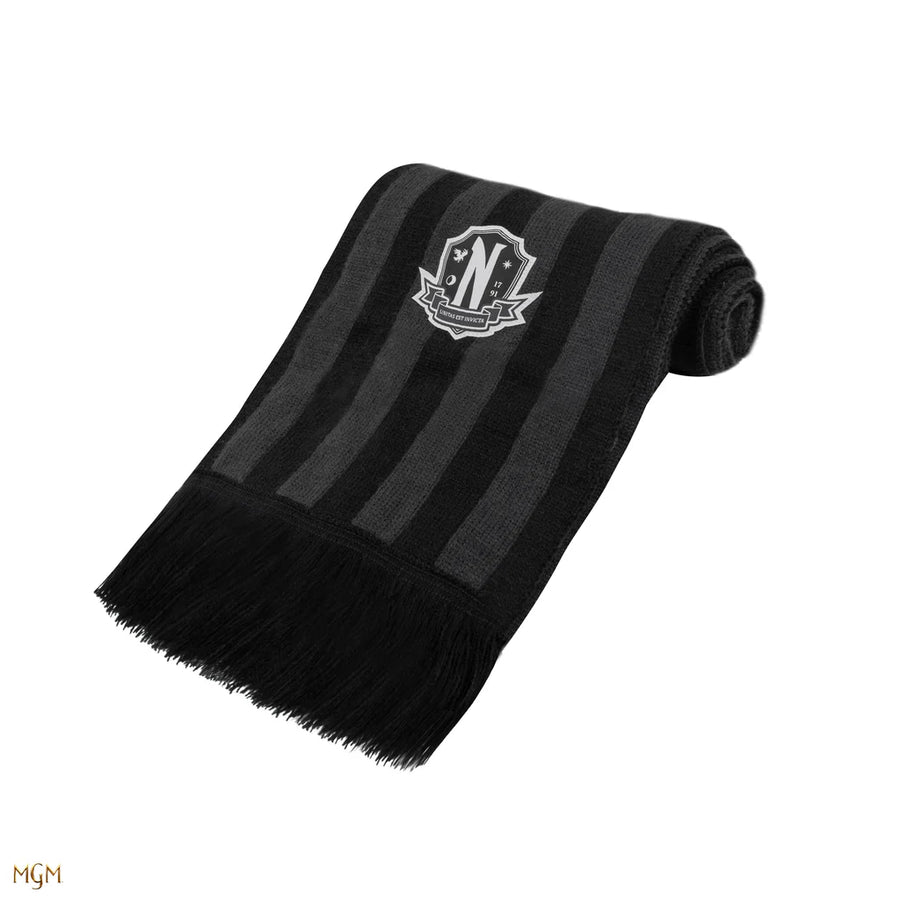 Wednesday Scarf Nevermore Academy Black CR1072