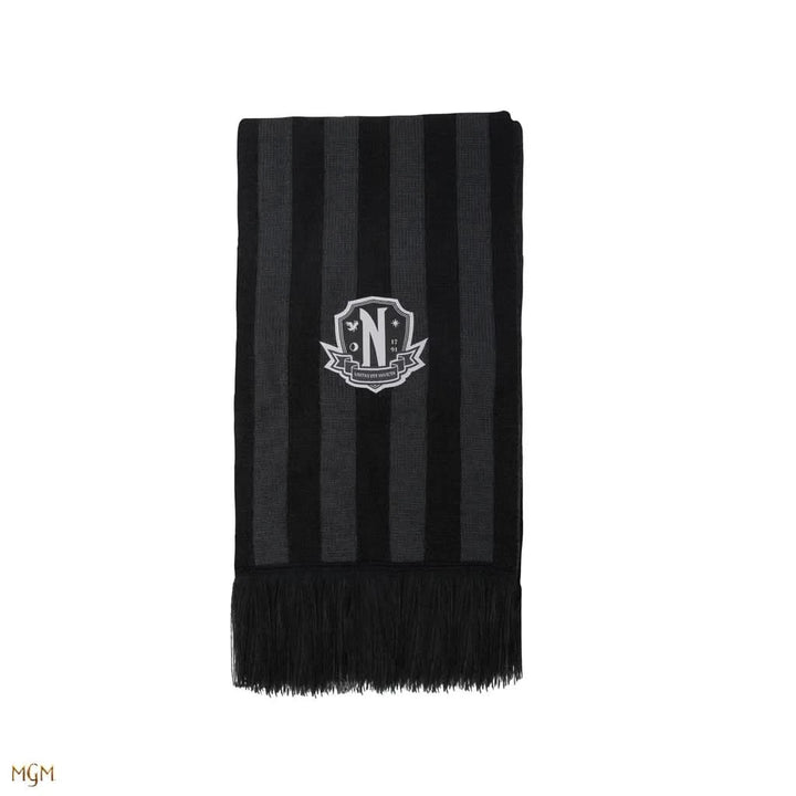Wednesday Nevermore Academy Black Scarf CR1072