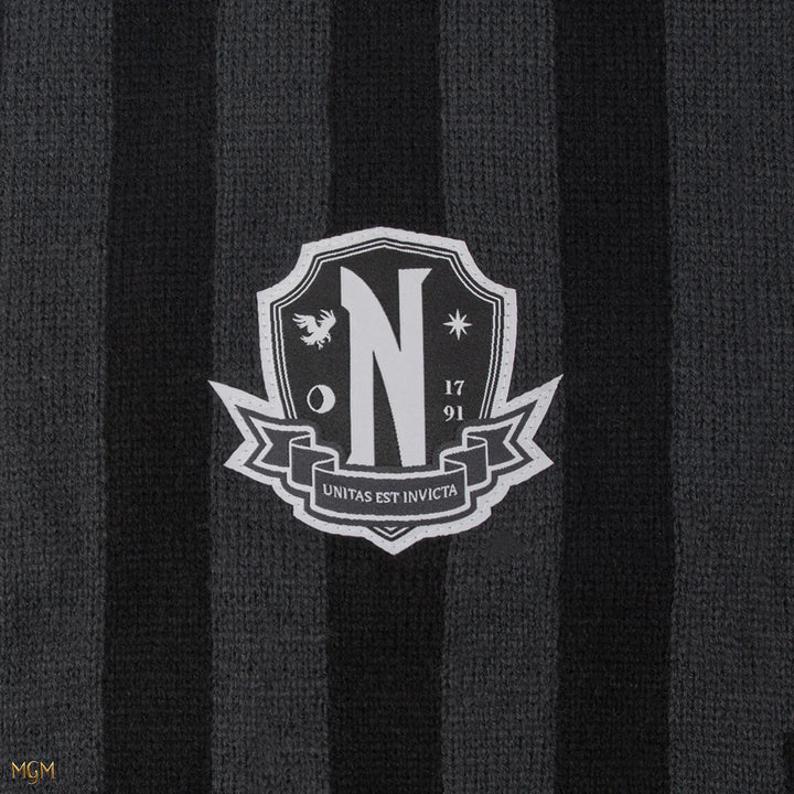 Wednesday Scarf Nevermore Academy Black CR1072