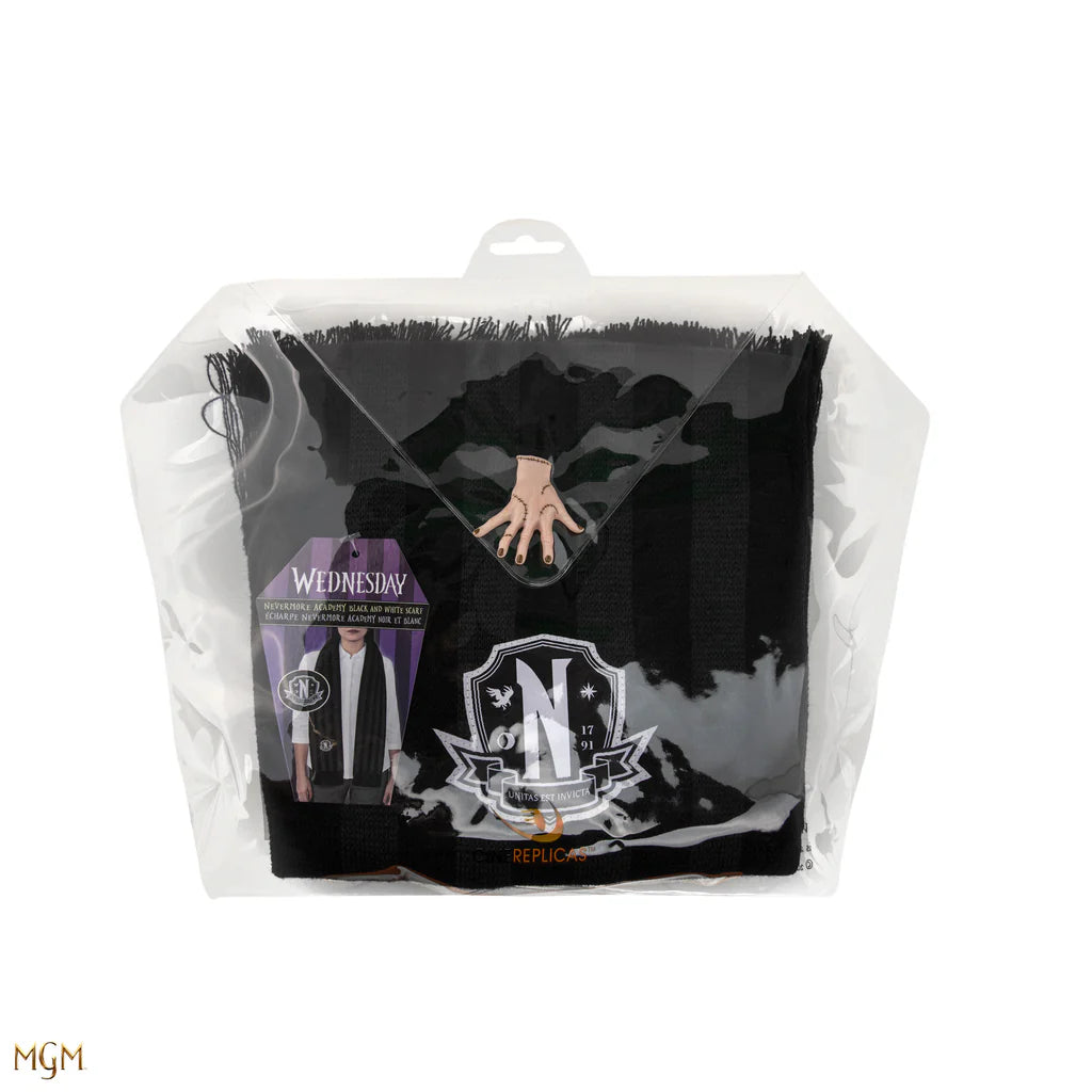 Wednesday Scarf Nevermore Academy Black CR1072