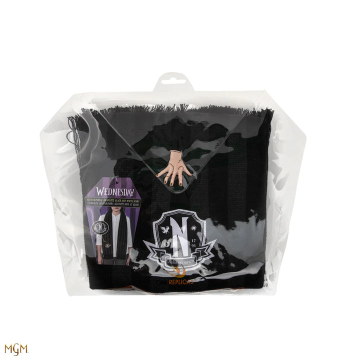 Wednesday Scarf Nevermore Academy Black CR1072