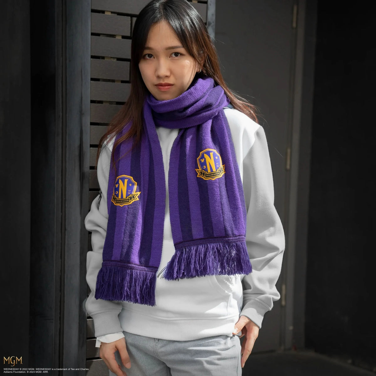 Nevermore Academy Purple Scarf CR1071